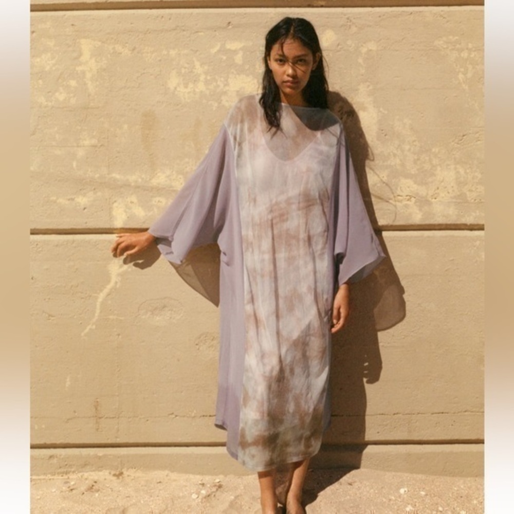 Zara NWT mixed knit tunic